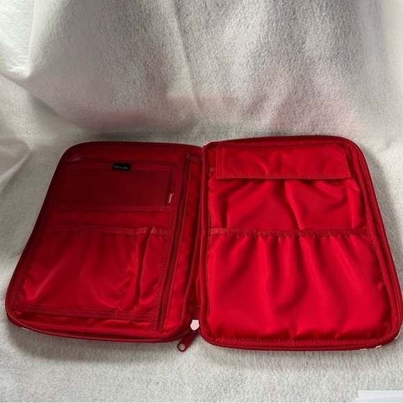 SUPREME x PORTER YOSHIDA Red Ipad Case Zip Around F*ck You Pay Me 2012 - Picture 3 of 16